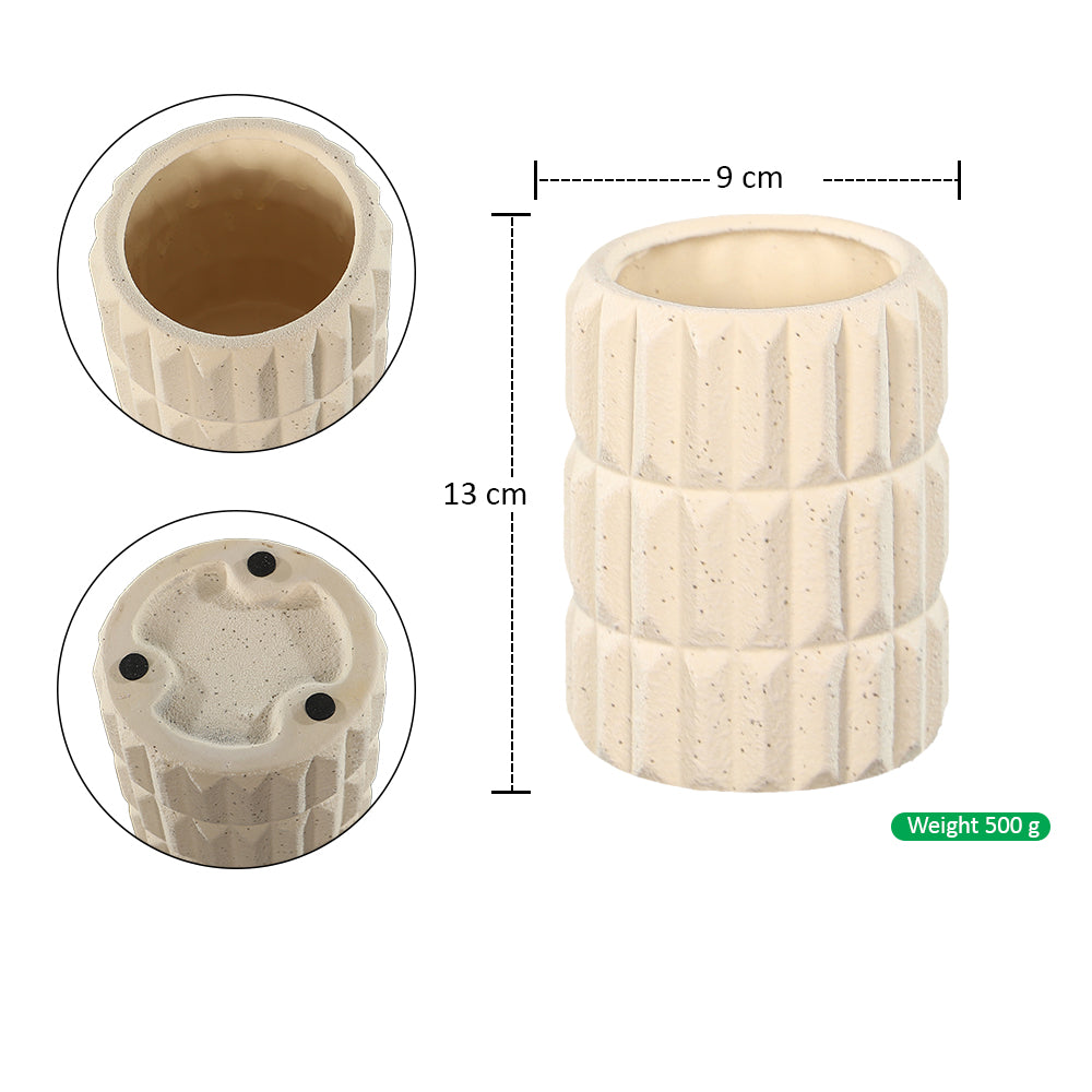 Textured Ceramic Planter
