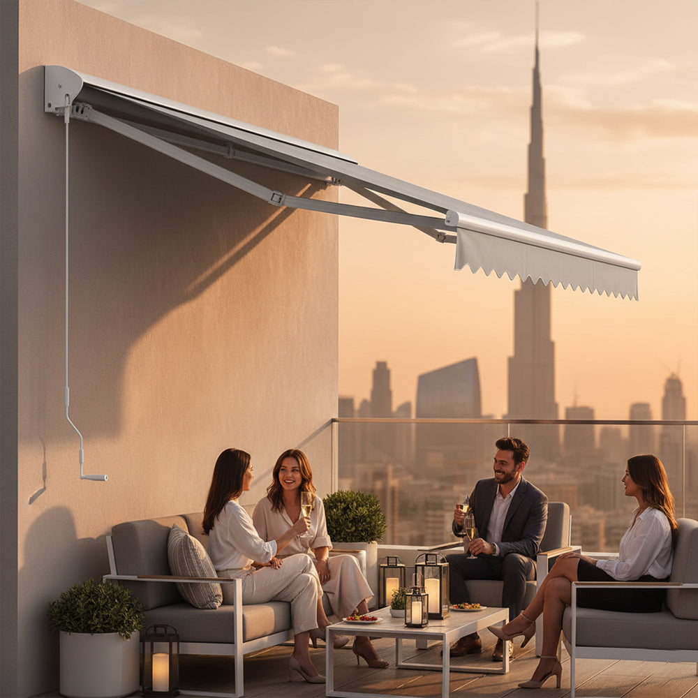 Retractable Manual Canopy Shelter