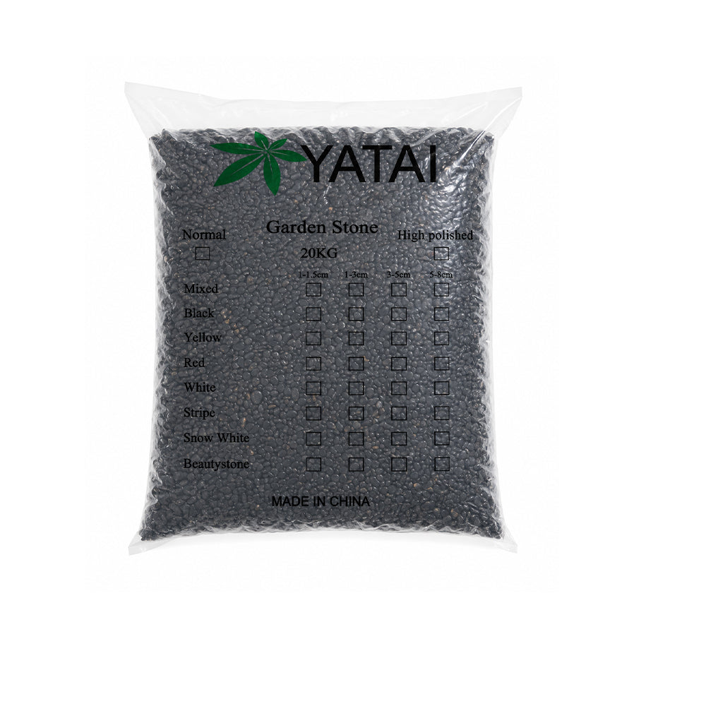 Natural Black Decorative Pebbles (4–6 mm)