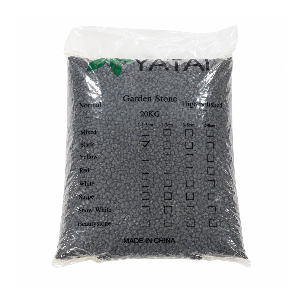 Black Decorative Stones for Indoor & Outdoor Use