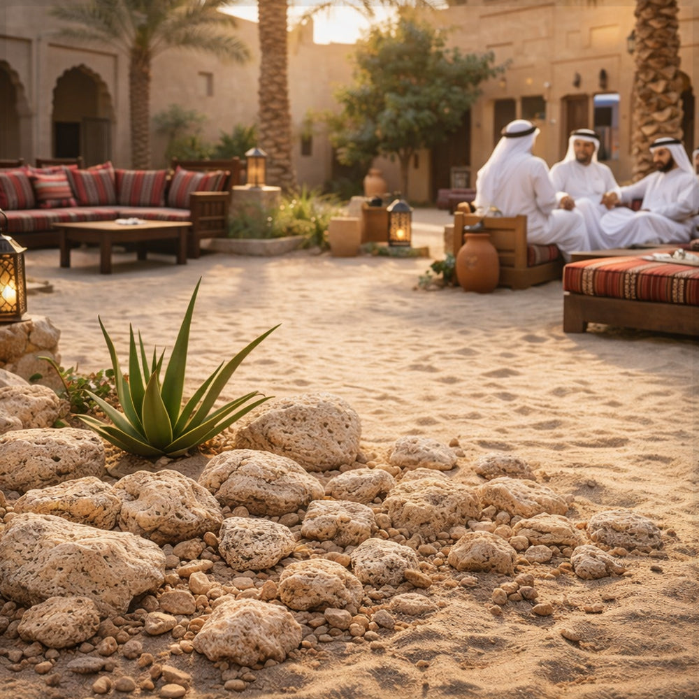 حجر ديكور للحدائق