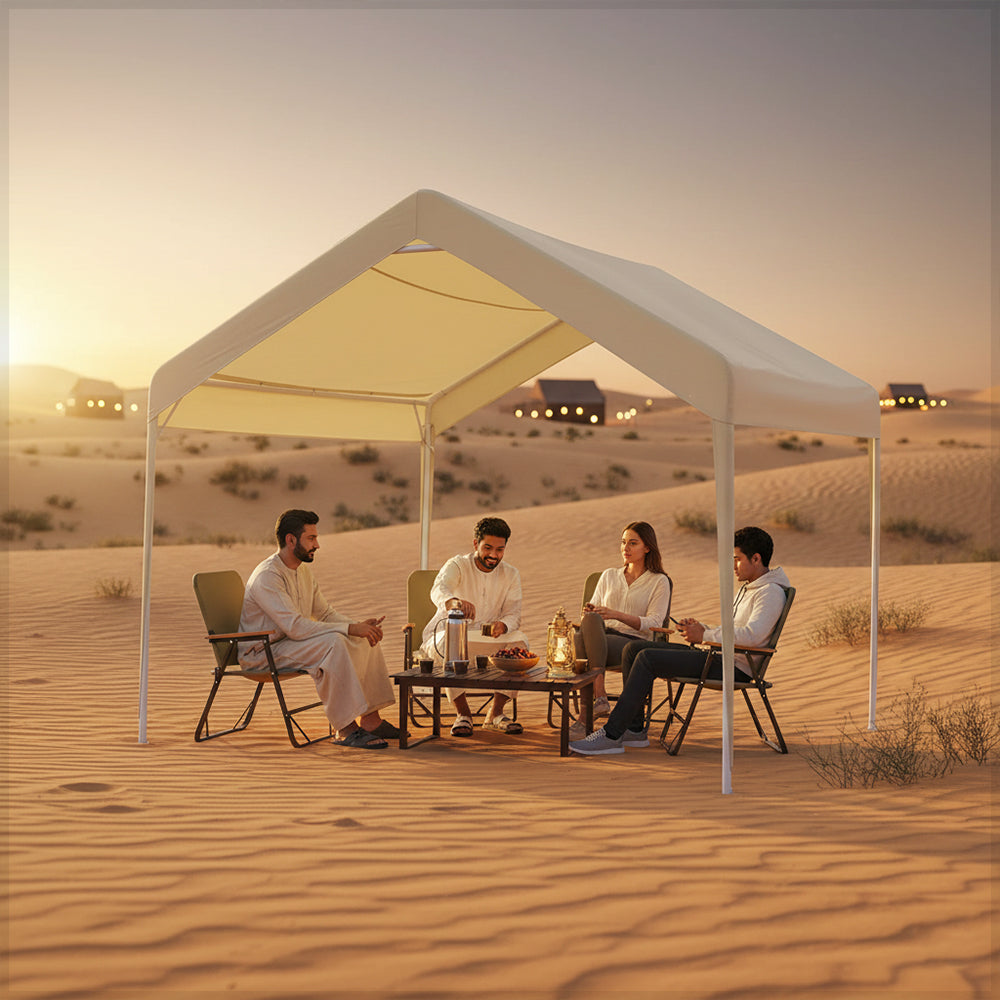 خيمة مظلة بتصميم مواقف السيارات (الخيمة فقط)