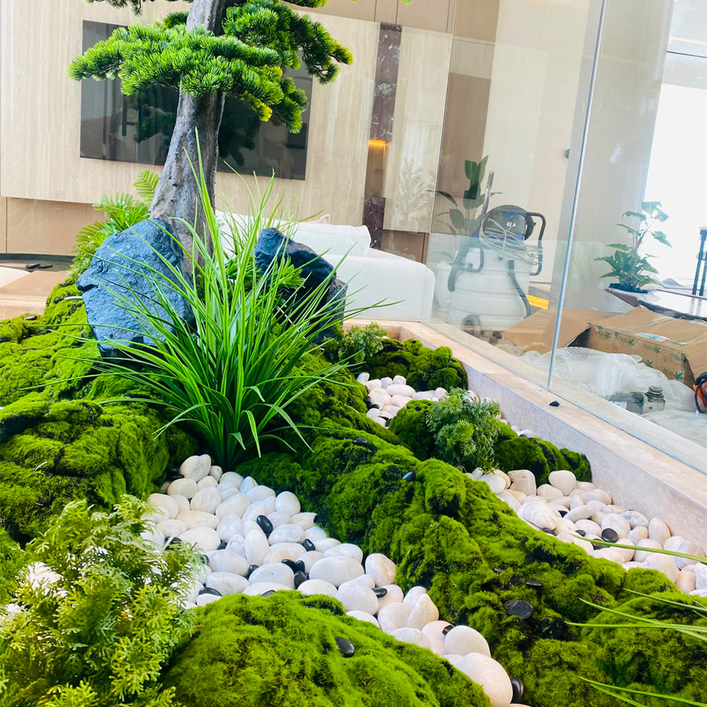 🌿 حوّل مساحتك بخضرة صناعية فاخرة للعرض فقط (غير معروض للبيع)