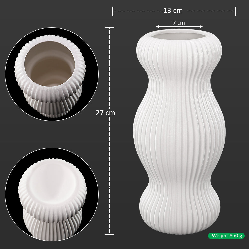 Pleated Flower Vase