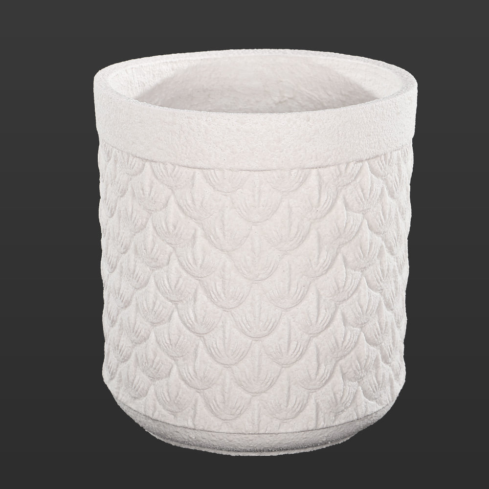 Embossed Ceramic Pot