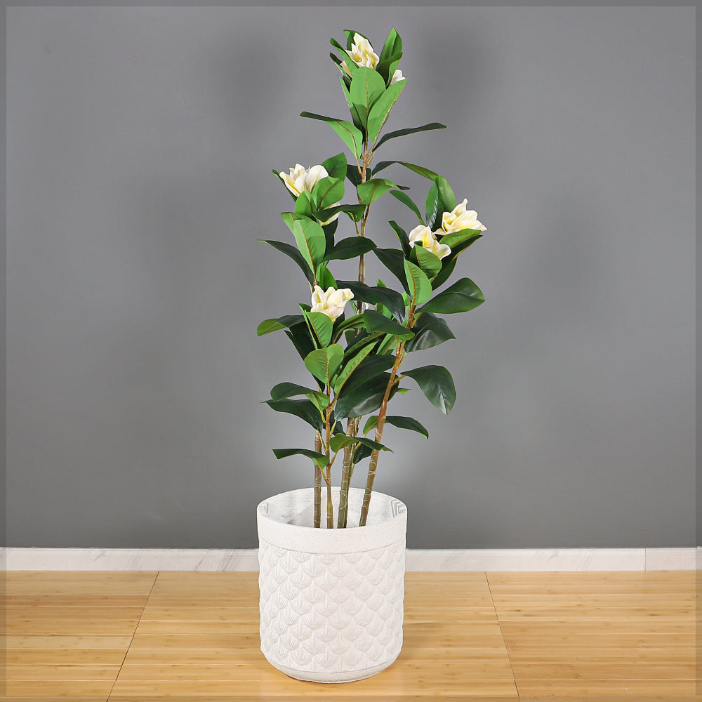 Embossed Ceramic Pot