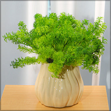باقة واحدة من نبات الطحلب الصناعي (بدون مزهرية)