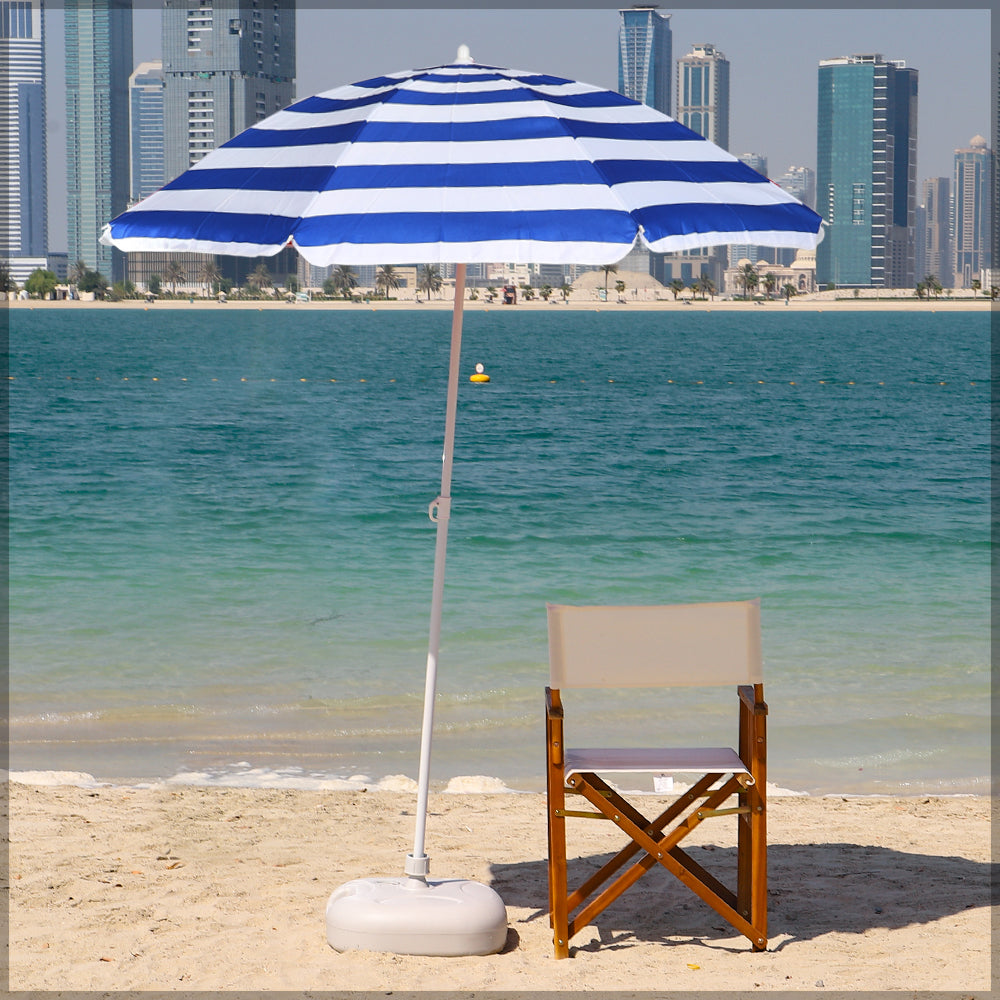 مظلة باحة/شاطئ خارجية صغيرة بدون قاعدة (المظلة فقط)