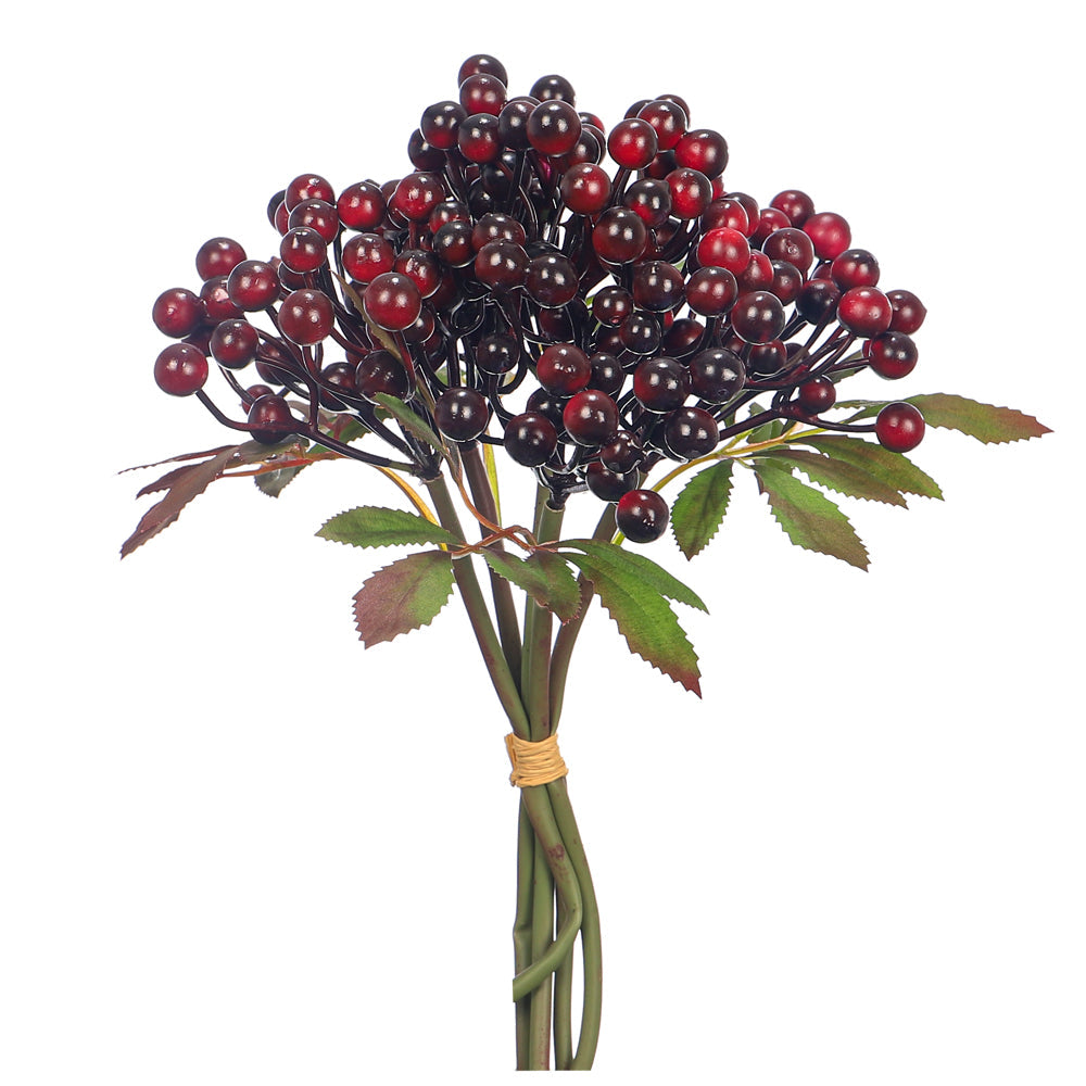 كرات توت صناعية في باقة واحدة (بدون مزهرية)
