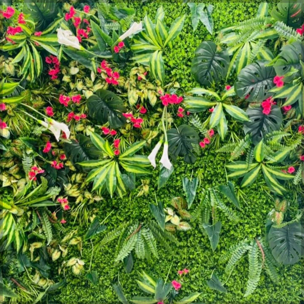 ديكور جداري بطراز استوائي للعرض فقط (غير معروض للبيع)