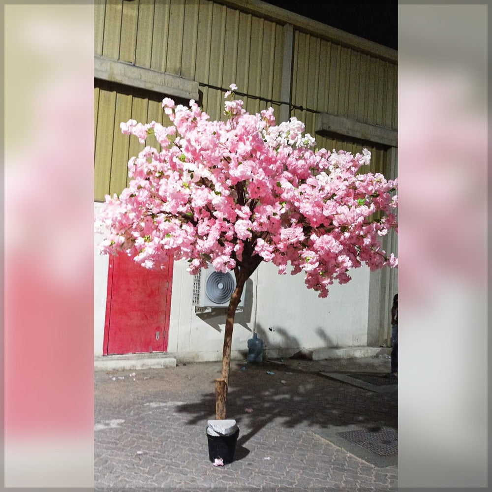 قطعتان صناعة شجرة أزهار الكرز