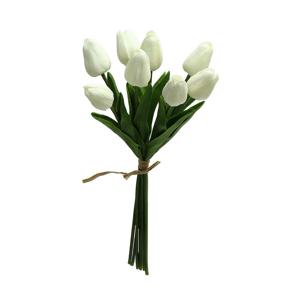 باقة واحدة من زهور التوليب الصناعية (بدون مزهرية)