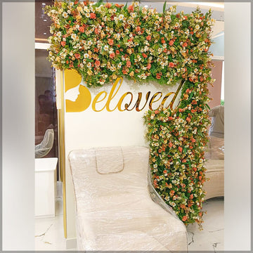 Flower Wall Decoration for display purposes only (non-sale)
