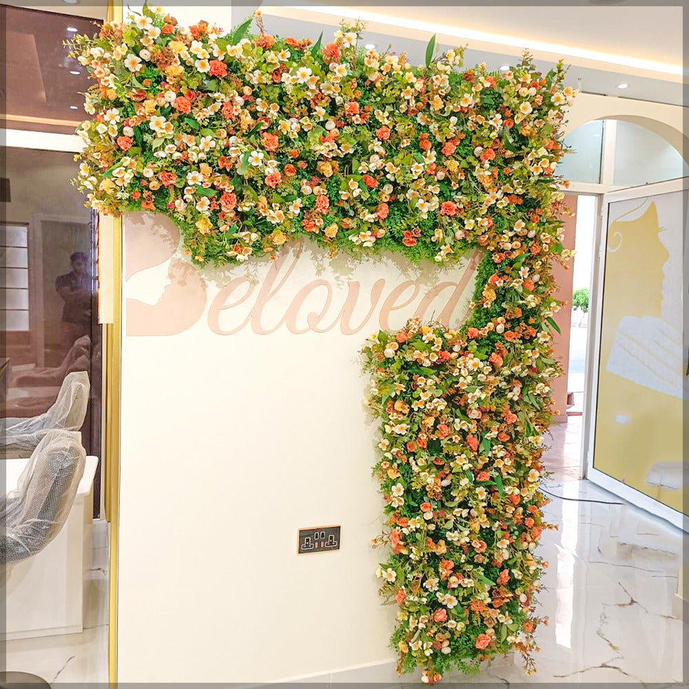 Flower Wall Decoration for display purposes only (non-sale)
