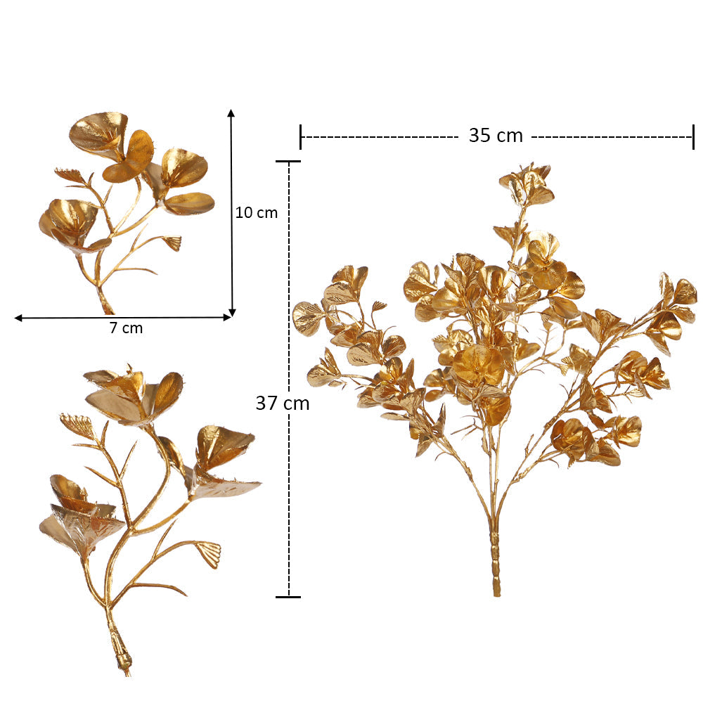 1 Bunch Golden Eucalyptus Leaves (Vase not Included)