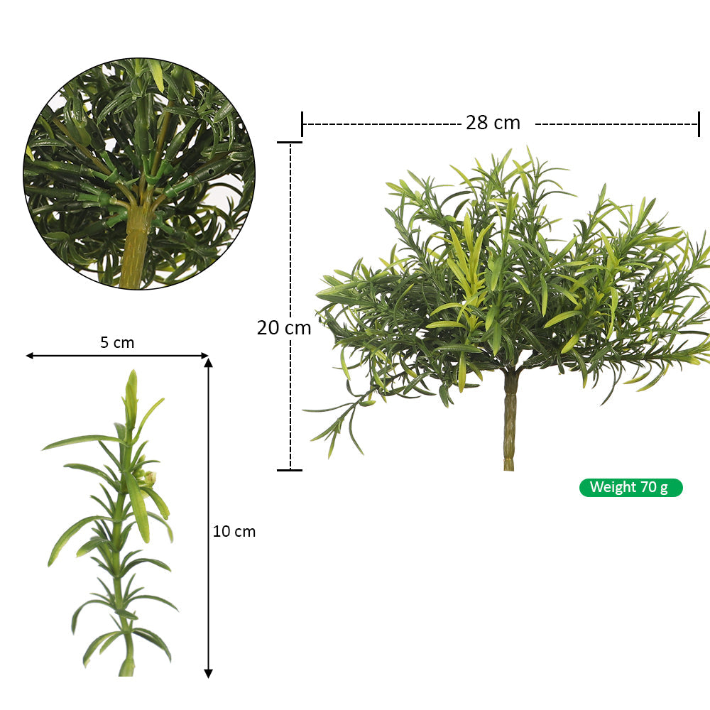 Artificial Rosemary Bushes(without vase)