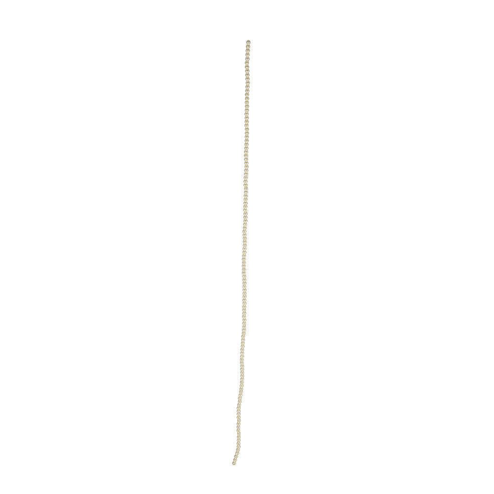 خيط حبات لؤلؤ 8 مم إكليل سلسلة كريمي