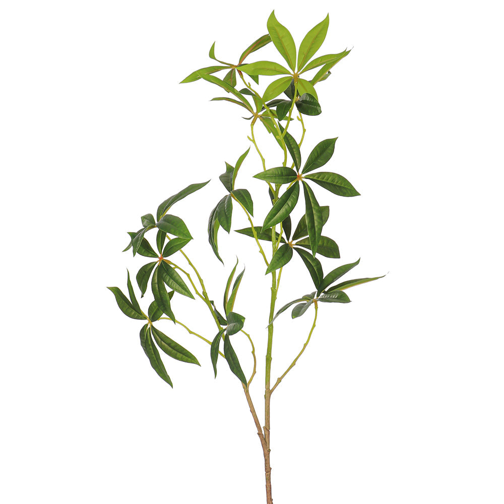 غصن أوراق صناعي مفرد (بدون مزهرية)