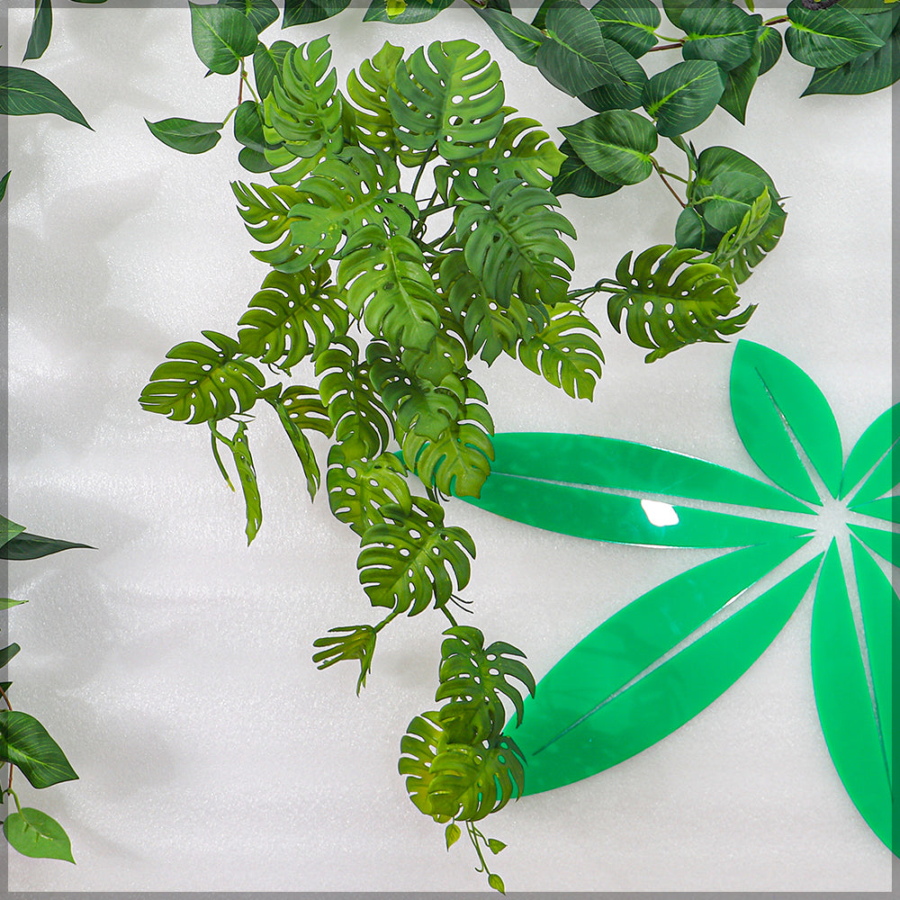 Artificial Monstera Leaf Bunch Vine