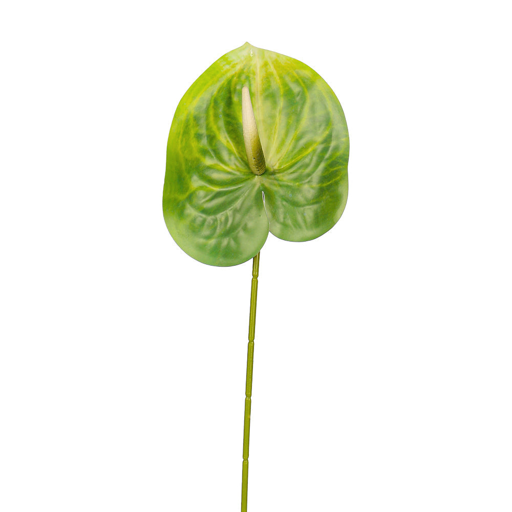 ساق زهرة أنثوريوم شبيهة بالطبيعية (بدون مزهرية)