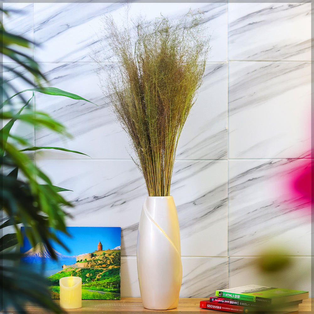 عشب مجفف طبيعي (بدون مزهرية)