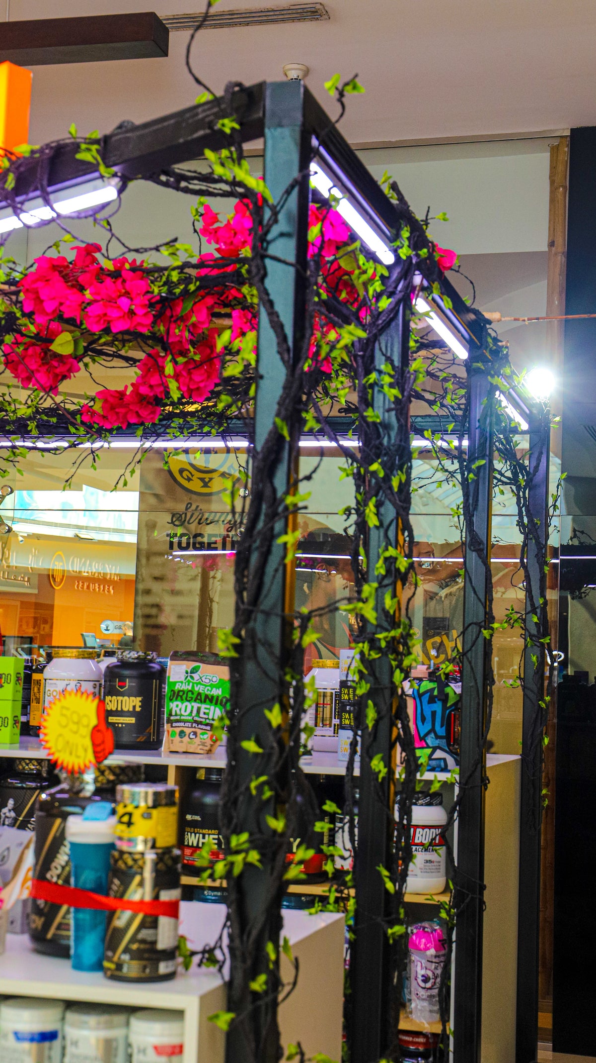 Shop Flower Decoration for display purposes only (non-sale)