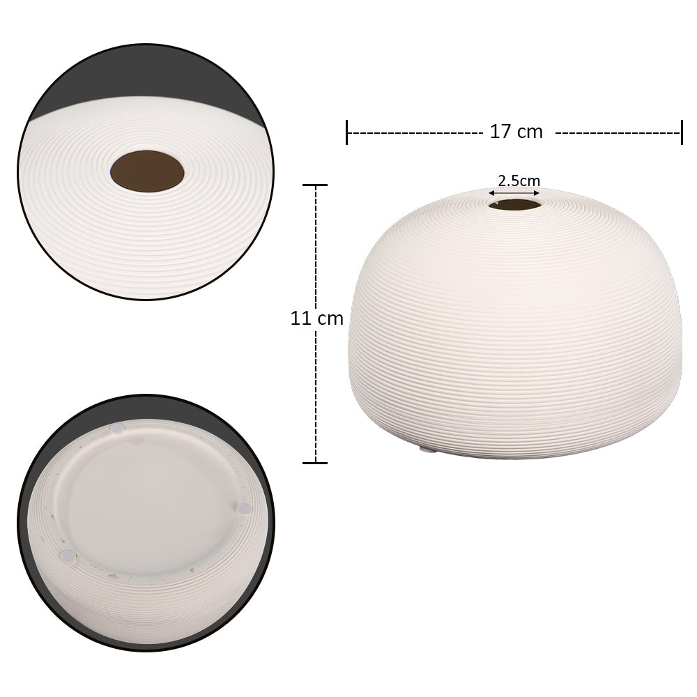 White Classic Ceramic Vase(Flower Not Included)